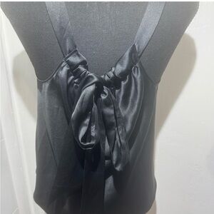 Victoria's Secret Black Satin Top